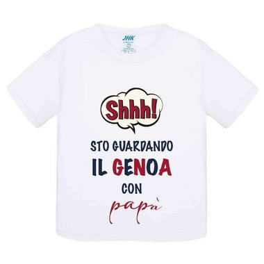 Shh sto guardando il Genoa con papà-T-shirt-Lol T-shirt