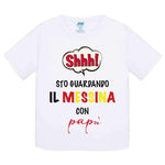Shh sto guardando il Messina con papà-T-shirt-Lol T-shirt