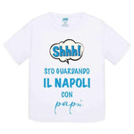 Shh sto guardando il Napoli con papà-T-shirt-Lol T-shirt