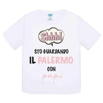 Shh sto guardando il Palermo con papà-T-shirt-Lol T-shirt