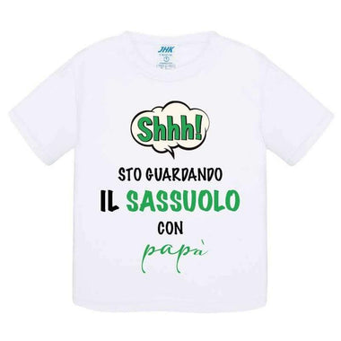 Shh sto guardando il Sassuolo con papà-T-shirt-Lol T-shirt