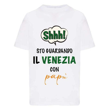 Shh sto guardando il Venezia con papà-T-shirt-Lol T-shirt