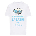 Shh sto guardando la Lazio con papà-T-shirt-Lol T-shirt