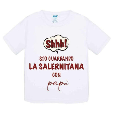 Shh sto guardando la Salernitana con papà-T-shirt-Lol T-shirt