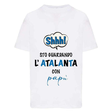 Shh sto guardando l'Atalanta con papà-T-shirt-Lol T-shirt