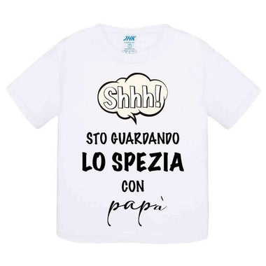 Shh sto guardando lo Spezia con papà-T-shirt-Lol T-shirt