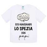 Shh sto guardando lo Spezia con papà-T-shirt-Lol T-shirt