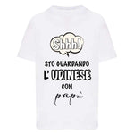 Shh sto guardando l'Udinese con papà-T-shirt-Lol T-shirt