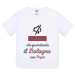 Silenzio sto guardando il Bologna con papà-T-shirt-Lol T-shirt
