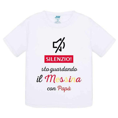 Silenzio sto guardando il Messina con papà-T-shirt-Lol T-shirt