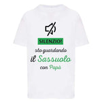 Silenzio sto guardando il Sassuolo con papà-T-shirt-Lol T-shirt