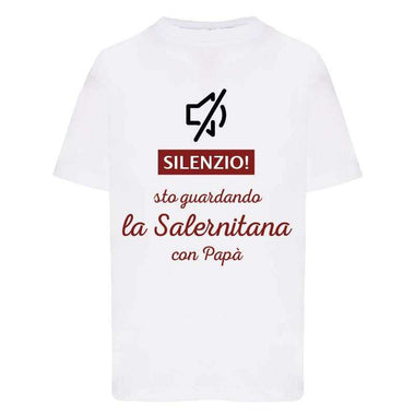 Silenzio sto guardando la Salernitana con papà-T-shirt-Lol T-shirt