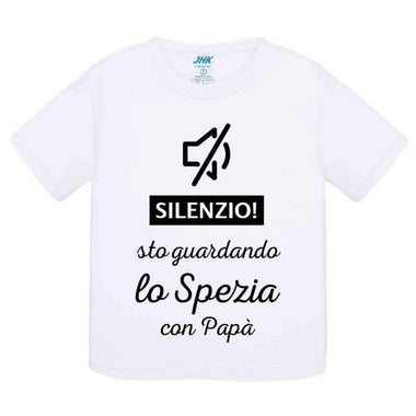 Silenzio sto guardando lo Spezia con papà-T-shirt-Lol T-shirt