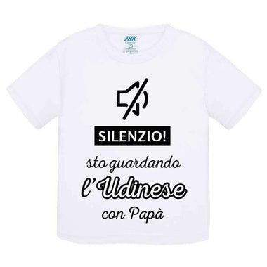 Silenzio sto guardando l'Udinese con papà-T-shirt-Lol T-shirt