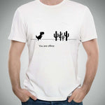 T-Rex Chrome Offline-T-shirt-Lol T-shirt