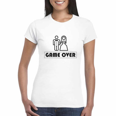 T-shirt Donna Game Over-T-shirt-Lol T-shirt
