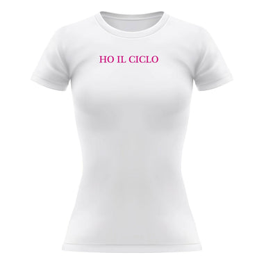 T-shirt Donna Ho il ciclo-T-shirt-Lol T-shirt