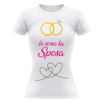 T-shirt Donna Io sono la sposa-T-shirt-Lol T-shirt
