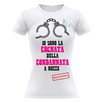 T-shirt Donna Kit Addio al Nubilato Condannata a Nozze-T-shirt-Lol T-shirt
