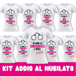 T-shirt Donna Kit Addio al Nubilato Condannata a Nozze-T-shirt-Lol T-shirt