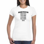 T-shirt Donna Nessun posto per omofobia, fascismo, sessismo, razzismo, odio-T-shirt-Lol T-shirt