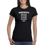 T-shirt Donna Nessun posto per omofobia, fascismo, sessismo, razzismo, odio-T-shirt-Lol T-shirt