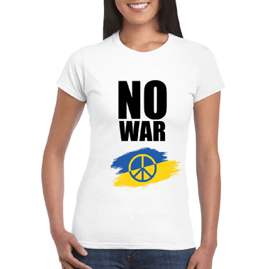 T-shirt Donna NO WAR UCRAINA-T-shirt-Lol T-shirt