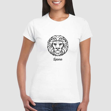 T-shirt Donna Oroscopo leone - Segno Zodiacale-T-shirt-Lol T-shirt