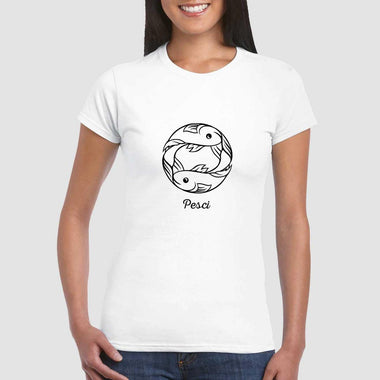 T-shirt Donna Oroscopo pesci - Segno Zodiacale-T-shirt-Lol T-shirt