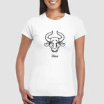 T-shirt Donna Oroscopo Toro - Segno Zodiacale-T-shirt-Lol T-shirt