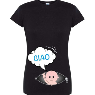 T-shirt Donna Premaman Ciao Bimbo/a-T-shirt-Lol T-shirt