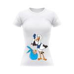 T-shirt Donna Premaman Cicogna-T-shirt-Lol T-shirt