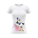 T-shirt Donna Premaman Cicogna-T-shirt-Lol T-shirt