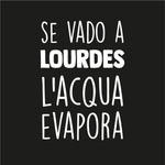 T-shirt Donna Se vado a Lourdes l'acqua evapora-T-shirt-Lol T-shirt