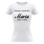 T-shirt Donna Situazione Sentimentale: Maria chiudi la busta-T-shirt-Lol T-shirt