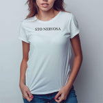 T-shirt Donna Sto nervosa-T-shirt-Lol T-shirt
