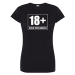 T-shirt Donna Vietato ai minori 18+-T-shirt-Lol T-shirt