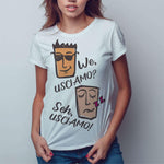T-shirt Donna We usciamo, Seh usciamo-T-shirt-Lol T-shirt