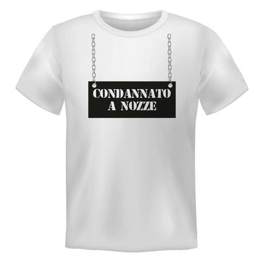 T-shirt Uomo Addio al Celibato Condannato a nozze-T-shirt-Lol T-shirt