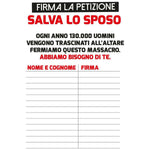 T-shirt Uomo Addio al Celibato Firma la Petizione Salva lo Sposo-T-shirt-Lol T-shirt