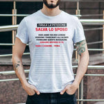 T-shirt Uomo Addio al Celibato Firma la Petizione Salva lo Sposo-T-shirt-Lol T-shirt