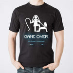 T-shirt Uomo Addio al Celibato Game Over-T-shirt-Lol T-shirt