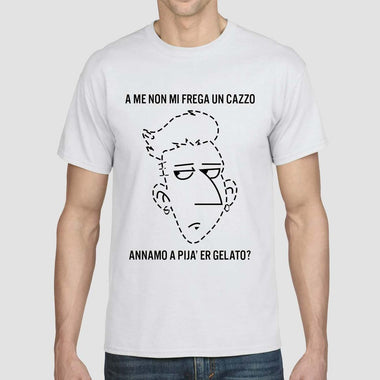 T-shirt Uomo Annamo a pijà er gelato-T-shirt-Lol T-shirt