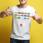 T-shirt Uomo Ciclismo Space Invaders-T-shirt-Lol T-shirt