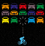 T-shirt Uomo Ciclismo Space Invaders-T-shirt-Lol T-shirt