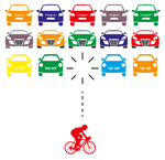 T-shirt Uomo Ciclismo Space Invaders-T-shirt-Lol T-shirt