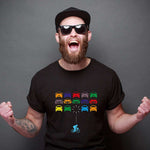 T-shirt Uomo Ciclismo Space Invaders-T-shirt-Lol T-shirt
