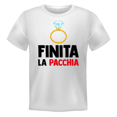 T-shirt Uomo Finita la pacchia Addio al Celibato-T-shirt-Lol T-shirt