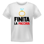 T-shirt Uomo Finita la pacchia Addio al Celibato-T-shirt-Lol T-shirt