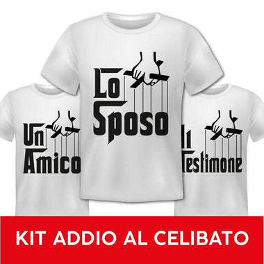 T-shirt Uomo Kit Addio Al Celibato Il Padrino-T-shirt-Lol T-shirt